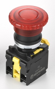 Interruptor de botón de cabeza de hongo protegido IP65 de alta eficiencia iluminado encendido apagado para electrodomésticos Max. Corriente 6A - Product Image 2