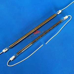 Precios de Fábrica, Calentador Infrarrojo Recubierto de Oro de 800W 1500W 2000W para Horno, Lámpara de Secado con Tubo Halógeno de Calor Único, Luz de Curado para Automóviles - Product Image 3