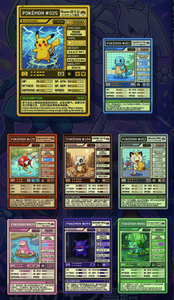 YQ Elf Baby Dream and Fantasy Collection Art Board Versión en Inglés Terastal Festival Scarlet Violet Tarjetas Pokémon Decoración del Hogar - Product Image 6