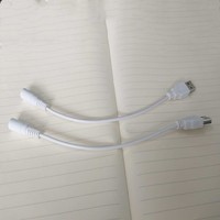 Câble USB A vers prise de téléphone 3.5mm femelle TRRS 4 pôles câble audio