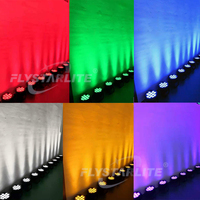 Haute luminosité étanche IP65 RGBWUV couleur sans fil APP Led APP Par lumière 12 pièces * 18W 6in1 batterie LED Par lumière