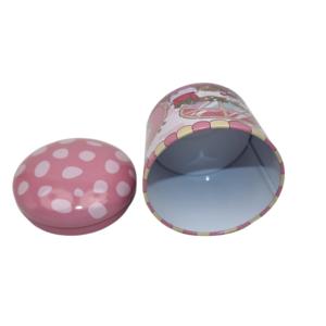 Ready Stock Cupcake Mushroom Shaped Tin Box Cute Cartoon Printed Food Grade Metal Tin Can For Cookie Candy Snack Gift Packaging - Product Image 5