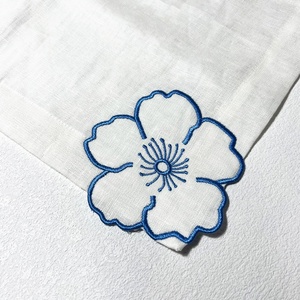 Multi Colors Personalized Custom Embroidered Patterns Monogram Flax Pure Circular <b>Table</b> Placemat <b>Cloth</b> 100% <b>Linen</b> Napkins - Product Image 1