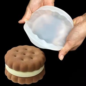 <span class=keywords><strong>Molde</strong></span> de Silicona 3D de 6 y 4 Pulgadas, Redondo, Pequeño, Blanco, <span class=keywords><strong>para</strong></span> Galletas, Mousse, Chocolate, Herramienta <span class=keywords><strong>para</strong></span> Hornear, Ecológico, Uso Comercial, en Bolsa - Product Image 2