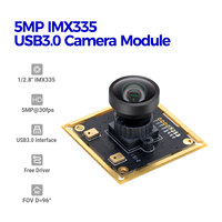 Módulo de Cámara USB 4K de Alta Resolución de 25 FPS Personalizado de Fábrica Hampo, Modelo 003-1559, Equipado con Sensor de 1/2.8 Pulgadas, Plug and Play