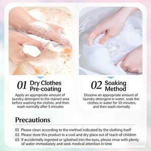 Detergente Quitamanchas para Ropa, Suave con la Piel, Alta Espuma, Fácil de Enjuagar, Aroma Personalizable, Venta Directa de Fábrica, Polvo para Lavandería al <span class=keywords><strong>por</strong></span> Mayor - Product Image 4