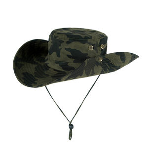 Chapeaux Bob d'été camouflage avec protection solaire et rabat, vente en gros - Product Image 2