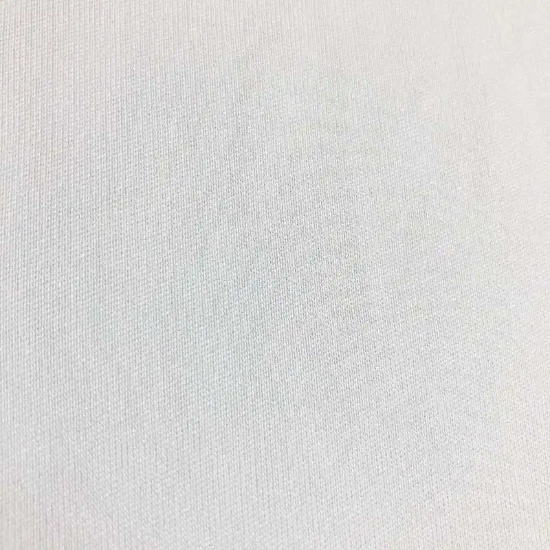 Hoge Kwaliteit 100% Polyester Wit Polyester Stof Gebreide Interlock Stof Voor Digitale Print Sport Slijtage