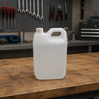 Bouteille vide en plastique HDPE de 2,5 L pour savon liquide, détergent vaisselle, gel douche, lotion, avec bouchon à vis, pour savon pour les mains