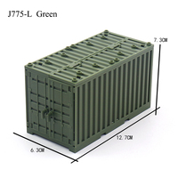 Ensemble d'accessoires d'équipement militaire de l'armée WW2 avec logo personnalisé jouet de guerre mini-soldat figurine conteneur maison modèle bloc de construction garçon
