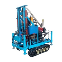 Foreuse hydraulique portable diesel pour puits d'eau, 120 m, équipement de forage de puits d'eau domestique rural, fournisseur