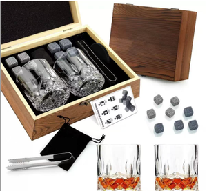 モダンスタイルの透明クリスタルウイスキーデカンターセット、ホームバービジネス & 父親の日とクリスマスのお祝いギフト - Product Image 6