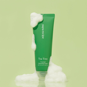 [Paparecipe] kiểm soát cây trà bột sữa rửa mặt làm mới làm sạch bọt với cây trà cho làn da bình tĩnh rõ ràng - Product Image 4