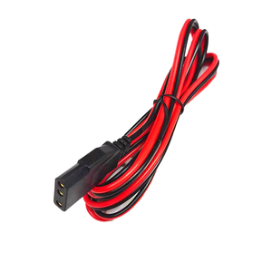 Aangepaste Lengte 50Cm 0.5M Zekering Pvc Draad 2.35 Mm Ronde Vrouwelijke Terminal 3 Pin Socket Draad Harnas Elektronische Cb Radio Voedingskabel - Product Image 1