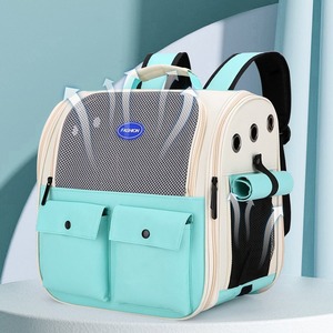 Foldable Cat <b>Backpack</b> <b>Large</b> Capacity Breathable Lightweight Double Shoulder Pet Bag Portable Travel Carrier - Product Image 1
