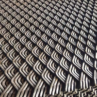Maille métallique expansée de qualité supérieure avec dimensions personnalisées et revêtement en zinc pour clôtures et sécurité