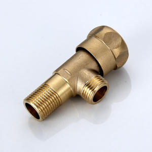 Robinet d'angle en laiton Morning Dew 15 mm, une entrée, une sortie, pour le contrôle de l'eau des chauffe-eau et des toilettes, eau chaude et froide - Product Image 5