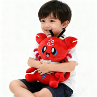 Peluche officielle personnalisée sur mesure Peluche personnalisée Douze Constellations Poupée Cancer Peluche Poupée Tissus recyclés Peluche de voyage