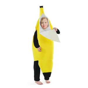 أزياء الأطفال ملابس الموز والفاكهة أزياء مرحة للأولاد والبنات للأطعمة زي تنكري لحفلات الموسيقى