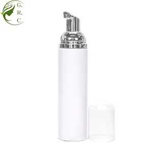 Fabrik Direkt Leere 30ml 50ml 60ml 70ml 80ml 100ml Kunststoff Silber PET Schaum Spender reinigung Mousse Reiniger Schaum Flaschen