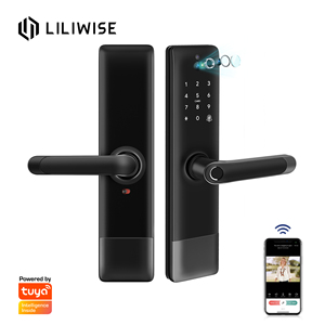 Liliwise Tuya APP Fingerprint <b>Camera</b> /Wi-Fi Aluminum <b>Smart</b> Door Lock for Security Door - Product Image 1