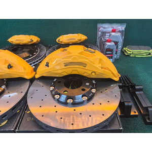 ชุดเบรกประสิทธิภาพสูงรุ่นใหม่สำหรับ <span class=keywords><strong>Akebono</strong></span> 10P ด้านหน้า และ <span class=keywords><strong>Brembo</strong></span> 4P ด้านหลัง สำหรับ VW Touareg ดิสก์ขนาด 420 มม. CCB/400 มม. ชุดอัพเกรดเบรกขนาดใหญ่ - Product Image 3