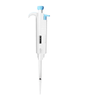 Micropipette manuelle réglable DLAB entièrement stérile en polypropylène PP de haute qualité, best-seller, 0,1-2,5 μL, pour utilisation en laboratoire