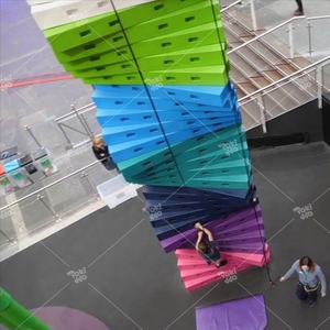 Pokiddo enfants et adultes intérieur <span class=keywords><strong>Fitness</strong></span> terrain de jeu Trampoline parc jeux Twister escalade - Product Image 3