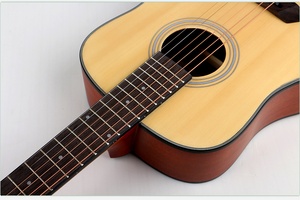 Chitarra Acustica Artigianale da 34 Pollici, Strumento Musicale Mini Chitarra all'Ingrosso - Product Image 2