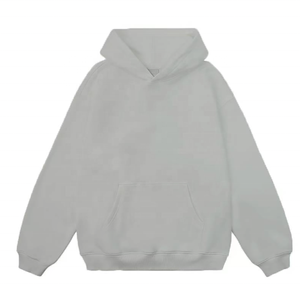 Custom Design Men's 100%cotton <b>Thick</b> <b>Fleece</b> OEM Custom logo Oversized Drop Shoulder Blank Hoodie - Product Image 2