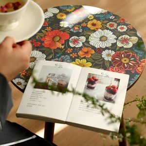 โต๊ะปลายวอลนัต3ขาสไตล์โมเดิร์น, 15.75D x 18.5H โต๊ะกาแฟกันน้ำสำหรับห้องนั่งเล่นสั่งซื้อขั้นต่ำ1 - Product Image 2