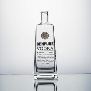 <span class=keywords><strong>Prix</strong></span> d'usine Pisco Rum 750ml Bouteilles de liqueur en verre avec logo - Product Image 2
