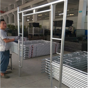 โครงสร้างนั่งร้านก่อสร้างแบบหนักพร้อมบันไดเดินผ่านสำหรับงานก่อสร้าง - Product Image 5