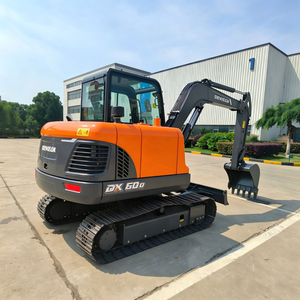 รถขุดตีนตะขาบ DEVELON DX60D ขนาด 6 ตัน สำหรับงานก่อสร้าง งานดินดิบ งานถนน งานขุดร่อง และงานเตรียมพื้นที่ - Product Image 1