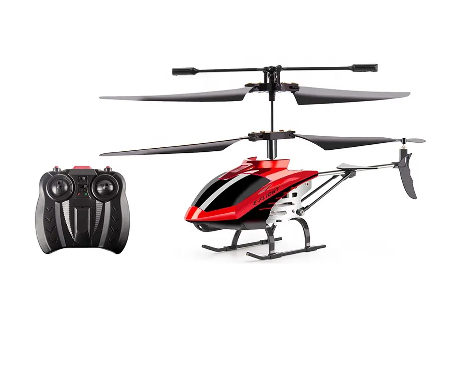 Novo modelo de helicóptero de controle remoto infravermelho para crianças, brinquedo de liga para uso ao ar livre, helicóptero Rc de 3,5 canais