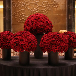 Personaliza la Decoración del Centro <span class=keywords><strong>de</strong></span> Mesa para Fiestas <span class=keywords><strong>de</strong></span> 50 Centímetros con Flores <span class=keywords><strong>de</strong></span> Rosa, Adornos para Bodas y Bolas <span class=keywords><strong>de</strong></span> Flores Artificiales - Product Image 2