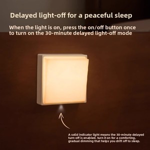 Nouvelle Lampe de Chevet Minimaliste Moderne à Bouton, Lumière d'Ambiance, Cadeau d'Anniversaire Idéal pour Garçons et Filles, LED Rechargeable à Intensité Variable - Product Image 3