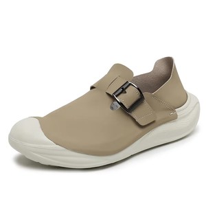 Sepatu Slip-On Pria Musim Panas 2025, Model Sporty Fashion dengan Tali Silang, Lapisan Mesh, Sol Empuk, Bagian Atas Berpori, Anti Air - Product Image 1