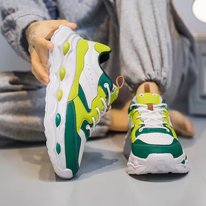 High Quality <b>Men</b> Running Sneakers Breathable and Trendy All-Match Platform Casual <b>Shoes</b> for <b>men</b> Thick-soled Walking Style <b>Shoes</b> - Product Image 1