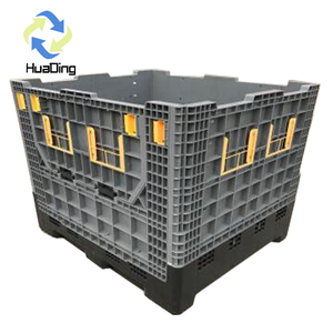 Huading Vận Chuyển Có Thể Gập Lại Pp 4-Cách Truy Cập Đóng Mở 1200X1000X1000Mm Cấp Thực Phẩm <span class=keywords><strong>Pallet</strong></span> Bin Số Lượng Lớn <span class=keywords><strong>Container</strong></span> - Product Image 1