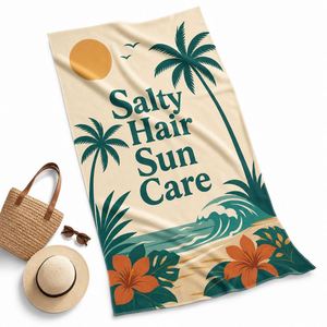 Promotional Business Sports Custom Printed Logo Super Absorbent <b>Large</b> Eco Friendly Microfiber Beach Customized <b>Towel</b> - Product Image 1