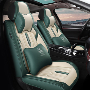 Soleway Universal PVC Leather Car Seat Covers - Full Surround SUV/Sedan