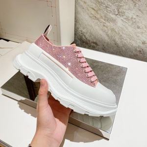 Original Brand MQ <b>White</b> <b>shoes</b> Luxury Designer Diamond decoration Sneakers Height Increasing <b>Casual</b> Walking Running <b>shoes</b> Women - Product Image 5