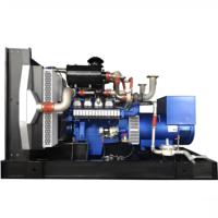 Groupe électrogène au biogaz GPL à combustion rapide haute puissance, type ouvert, gaz naturel, 80% d'efficacité, démarrage 24V CC pour une production stable