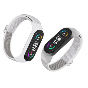 Cinturini da polso regolabili in Nylon elastico regolabile versione globale Smart per Xiaomi <span class=keywords><strong>Mi</strong></span> <span class=keywords><strong>Band</strong></span> <span class=keywords><strong>5</strong></span> 6 7/Amazfit <span class=keywords><strong>5</strong></span> - Product Image 2