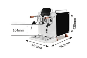 ماكينة قهوة آلية تجارية ماكينة لتحضير الشراب ماكينة لتحضير الشراب برأس مزدوج مع كوب سكايك - Product Image 5