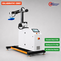 Robot collaboratif Cobot pour palettisation, bras à 6 axes, réponse rapide automatique, guidage manuel, système d'automatisation industrielle