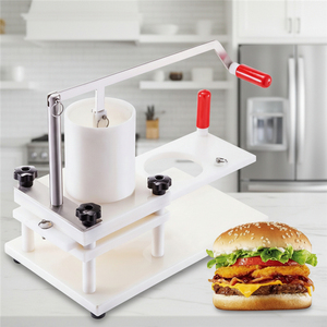 Machine à faire des hamburgers manuelle portable, presse à hamburgers en acier inoxydable antiadhésive - Product Image 6