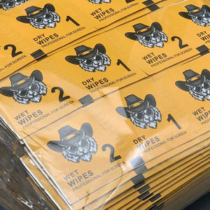 Accesorios protectores de pantalla de teléfono móvil, Kit de limpiador en seco y húmedo, guía de eliminación de polvo, pegatina, herramienta de instalación, Kit de limpieza - Product Image 5