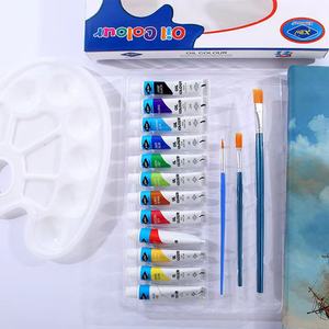 Juego de pintura de color agua para niños, 12 colores, 12ML, venta al por mayor, juego de pintura de acuarela no tóxica - Product Image 6
